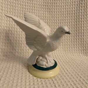 Vintage Porcelain Dove Figurine Marked Mexico